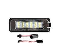 BHGMGEBLV Licence Plate Light For Seat Altea Exeo Ibiza Leon2 2005 2006 2007 2008 2009-2013 1/2PCS Car Rear LED License Number Plate Light Lamp CANbus