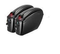 BHGMGEBLV Motorbike Saddle Bags for Dyna V-Rod for Shadow for Vstar 650 for VTX 1100 1300 for Boulevard C50 Motorcycle Hard Saddlebags Universal Motorbike Rear Seat Carry Pouch(26L)