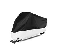 BHGMGEBLV Motorbike Saddle Bags for PCX125 PCX150 PCX 125 150 Pcx UV Protection Dustproof Snowproof Motorcycle Waterproof Cover Motorbike Rear Seat Carry Pouch(Silver,S for 150cm)