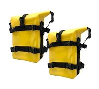 BHGMGEBLV Motorcycle Luggage Bags 1/2PCS Motorcycle Bumpers Bag Waterproof 5L-8L Side Frame Crash Bar Universal Tools Storage Motorbike Saddle Bag(Yellow 2)