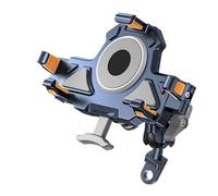 BHGMGEBLV Motorcycle Phone Mount Alloy Motorcycle Phone Holder Universal Dampener Mobile Stand 360° Bike Anti-Shake Navigation Bracket Bike Phone Holder(UBA-Z)