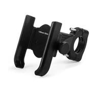 BHGMGEBLV Motorcycle Phone Mount Aluminum Alloy Motorcycle Bike Phone Holder GPS Bracket Rear View Mirror Mount Clip Moto Mirro Handlebar Bike Phone Holder(B)