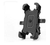 BHGMGEBLV Motorcycle Phone Mount Bike & Motorcycle Phone Mount Adjustable Handlebar Cradle For 4.7-6.8" Phones Bike Phone Holder(Black)