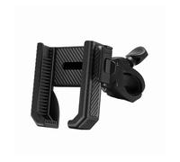 BHGMGEBLV Motorcycle Phone Mount Bike Phone Holder Stand Bicycle Motorcycle Handlebar Mobile Mount Clip GPS Support Shockproof Bracket For 4.5-7.0” Phones Bike Phone Holder(Black)