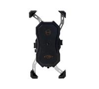 BHGMGEBLV Motorcycle Phone Mount Motorcycle Mobile Phone Holder QC3.0 USB For Charger Wireless GPS Navigation Handlebar Mount Bracket Qi Charging Bike Phone Holder