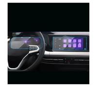 BHGMGEBLV Nano Screen Protector Toucscreen For VW For Golf 8 2021 Accessories Car Tempered Glass Navigation Screen Protective Film DVD GPS Multimedia LCD Guard Car GPS Protective Film(8 inch 1 set)