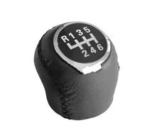 BHGMGEBLV Stick Shift Head for Fiat Ducato 2002-2014 MT Car 5 6 Speed Gear Shift Knob Real Leather Styling(6 Speed-B)