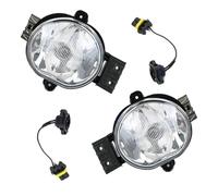 BHGMGEBLV Water Resistant Fog Lamps For Dodge For Ram 1500 2500 3500 2002-2008 For Durango 2004 2005 2006 Pair Front Bumper Anti Fog Light Assembly For Poor Visibility(Pair White)