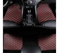 BHGRFCL 4 PCS Car Floor Mats for Ford Mustang MARCH-E Electric 2020-2025, Custom Leather Car Floor Mats, All Weather Waterproof Non-Slip,D
