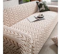 BHGRTSQ Jacquard Sofa Covers Stretch 1 2 3 4 5 Seater All-Inclusive Couch Covers High Stretch Sofa Cover Thick Soft Sofa Protector Machine Washable Non Slip Sofa Slipcovers(Size:2 Seater,Color:G)