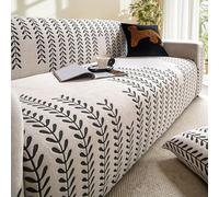 BHGRTSQ Jacquard Sofa Covers Stretch 1 2 3 4 5 Seater All-Inclusive Couch Covers High Stretch Sofa Cover Thick Soft Sofa Protector Machine Washable Non Slip Sofa Slipcovers(Size:5 Seater,Color:J)