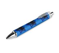 BHHJKK Albanian Greatness Flag Israel Symbol Retractable Ballpoint Pen 0.5mm Ball Pens Smooth Writing with Comfortable Grip Office Supplies for Men Women,4 PCS