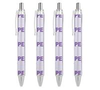 BHHJKK Alzheimer’sAwareness Month Retractable Ballpoint Pen Writing Ballpoint Black Ink Ball Pens Gifts for Students Office Stationery Supplies