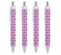 BHHJKK Alzheimer’sAwareness Month Retractable Ballpoint Pen Writing Ballpoint Black Ink Ball Pens Gifts for Students Office Stationery Supplies