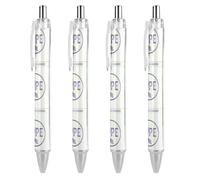 BHHJKK Alzheimer’sAwareness Month Retractable Ballpoint Pen Writing Ballpoint Black Ink Ball Pens Gifts for Students Office Stationery Supplies