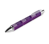 BHHJKK Alzheimer’sAwareness Month Retractable Ballpoint Pen Writing Ballpoint Black Ink Ball Pens Gifts for Students Office Stationery Supplies