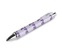 BHHJKK Alzheimer’sAwareness Month Retractable Ballpoint Pen Writing Ballpoint Black Ink Ball Pens Gifts for Students Office Stationery Supplies