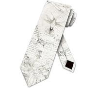 BHHJKK Art Ties Mens Da Vinci Necktie Novelty Tie