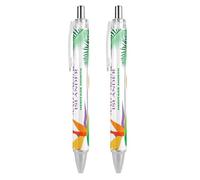 BHHJKK Asian American And Pacific Islander Heritage Month Ballpoint Pens Fine Point (0.5mm) Retractable Smooth Writing Pens Black Ink Gel Pens 4 PCS
