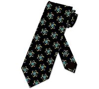 BHHJKK Atomic Nucleus Neckties Mens Science Ties Science Physics Chemistry Biology Tie