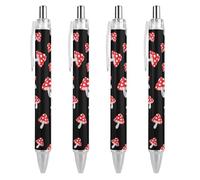 BHHJKK Ballpoint Pens 0.5 mm, Day Of The Dead Sugar Skull Removable Refillable Ball Point Pen, Comfortable Smooth Writing Pens for Home Office, Black Ink, 1 Pcs