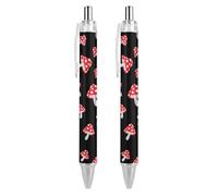 BHHJKK Ballpoint Pens 0.5 mm, Day Of The Dead Sugar Skull Removable Refillable Ball Point Pen, Comfortable Smooth Writing Pens for Home Office, Black Ink, 1 Pcs