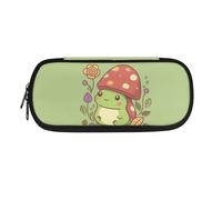 BHHJKK Cherry Blossom Axolotl Girls Pencil Pouch Large Capacity Kids Pen Holder with Zipper Pen Organizer for School Supplies Aesthetic Stationery Bags
