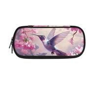 BHHJKK Cherry Blossom Axolotl Pencil Case for Kids Pen Pouch for School Supplies Pencil Bag Zipper Pencil Box for Teens Girls Large Capacity Stationery Bag