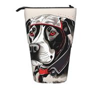 BHHJKK Cute Animal Farm Dog Telescopic Pencil Case Pencil Pouch Holder,Organizer Stationery Pen Case Box with Zipper