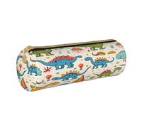 BHHJKK Cute Cartoon Dinosaurs Pencil Case Holder Animal Dino Zipper Pen Pouch Bag Stationery Cosmetic Organizer Bag for Office School College Work