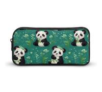 BHHJKK Cute Cartoon Panda Pencil Case Large Pencil Pouch Pen Bag Zip Pen Organizer Makeup Bag for Women Men