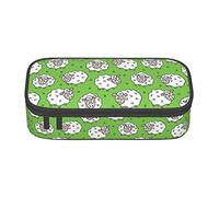 BHHJKK Cute Cartoon Sheep Pattern Pencil Case Large Capacity Pencil Box Pouch Cute Stationary for Women Men Adult