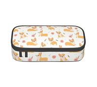 BHHJKK Cute Dog Pencil Case Large Capacity Pencil Box Pouch Cute Stationary for Women Men Adult