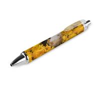 BHHJKK Cute Guinea Pig Pattern Ballpoint Pens Fine Point (0.5mm) Retractable Smooth Writing Pens Black Ink Gel Pens 1 PCS