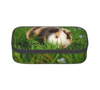 BHHJKK Cute Guinea Pig Pattern Pencil Case Big Capacity Pencil Pouch Makeup Bag Office Supplies Stationery Pencil Box with Zipper