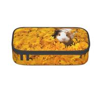 BHHJKK Cute Guinea Pig Pattern Pencil Case Big Capacity Pencil Pouch Makeup Bag Office Supplies Stationery Pencil Box with Zipper