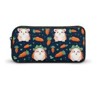 BHHJKK Cute Guinea Pig Pencil Case Large Pencil Pouch Pen Bag Zip Pen Organizer Makeup Bag for Women Men
