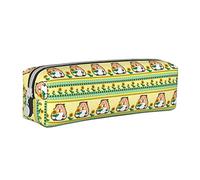 BHHJKK Cute Guinea Pigs Animals Pattern Pencil Case Holder Pouch with Zipper Leather Pen Pencil Bags Box Organizer Cosmetic Makeup Bag Storage Bag