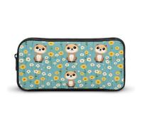 BHHJKK Cute Meerkat Pencil Case Large Pencil Pouch Pen Bag Zip Pen Organizer Makeup Bag for Women Men