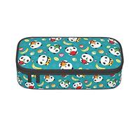 BHHJKK Cute Panda Cartoon Banana Pencil Case Large Capacity Pencil Box Pouch Cute Stationary for Women Men Adult