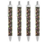 BHHJKK Cute Sloth Ballpoint Pens Fine Point (0.5mm) Retractable Smooth Writing Pens Black Ink Gel Pens 2 PCS