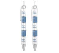 BHHJKK Diabetes Awareness Month Blue Ribbon Retractable Ballpoint Pen Portable Black Ink Ball Pen Work Pens for Office Stationery Supplies Gifts