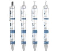 BHHJKK Diabetes Awareness Month Blue Ribbon Retractable Ballpoint Pen Writing Ballpoint Black Ink Ball Pens Gifts for Students Office Stationery Supplies