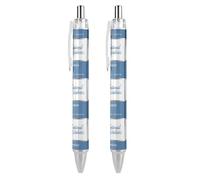 BHHJKK Diabetes Awareness Month Blue Ribbon Retractable Ballpoint Pen Writing Ballpoint Black Ink Ball Pens Gifts for Students Office Stationery Supplies