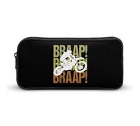 BHHJKK Dirt Bike Motocross Pencil Case Funny Pencil Bag High Capacity Storage Pouch Portable Pen Organizer