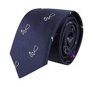 BHHJKK Doctor Stethoscope Present Ties for | Surgeon GP Doc Work Colleague Husband Guys Dad Neckties (STETHOSCOPE)