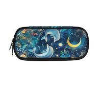 BHHJKK Dog Paws Pencil Case Large Pencil Pouch Stationery Pen Bag for Teen Girls Cute Pen Bag with Big Capacity Pen Holder for Kids