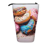 BHHJKK Donuts Telescopic Pencil Case Pencil Pouch Holder,Organizer Stationery Pen Case Box with Zipper