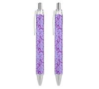BHHJKK Epilepsy Awareness Day 2023 Retractable Ballpoint Pen Writing Ballpoint Black Ink Ball Pens Gifts for Students Office Stationery Supplies