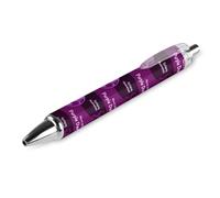 BHHJKK Epilepsy Awareness Day 2023 Retractable Ballpoint Pen Writing Ballpoint Black Ink Ball Pens Gifts for Students Office Stationery Supplies